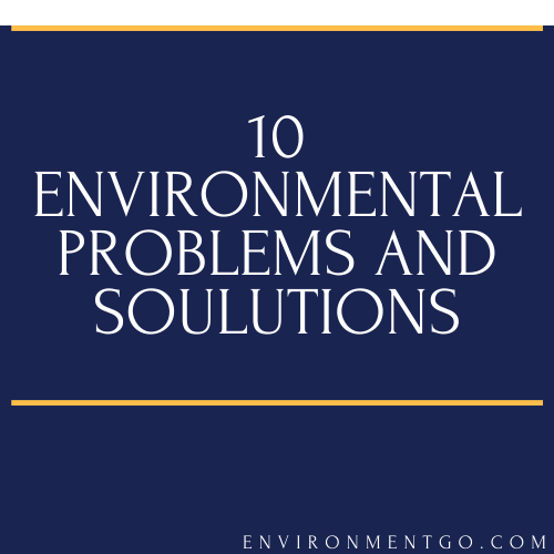 Top 10 Environmental Problems And Solutions - Environment Go!