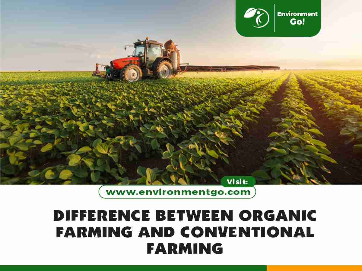 Difference between Organic Farming and Conventional Farming