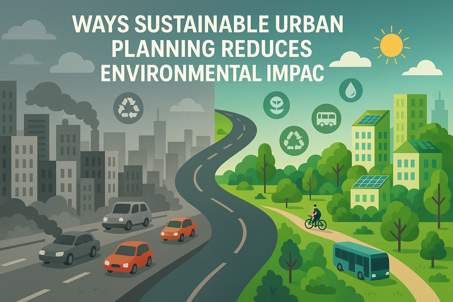 Urban Planning Reduces Environmental Impact