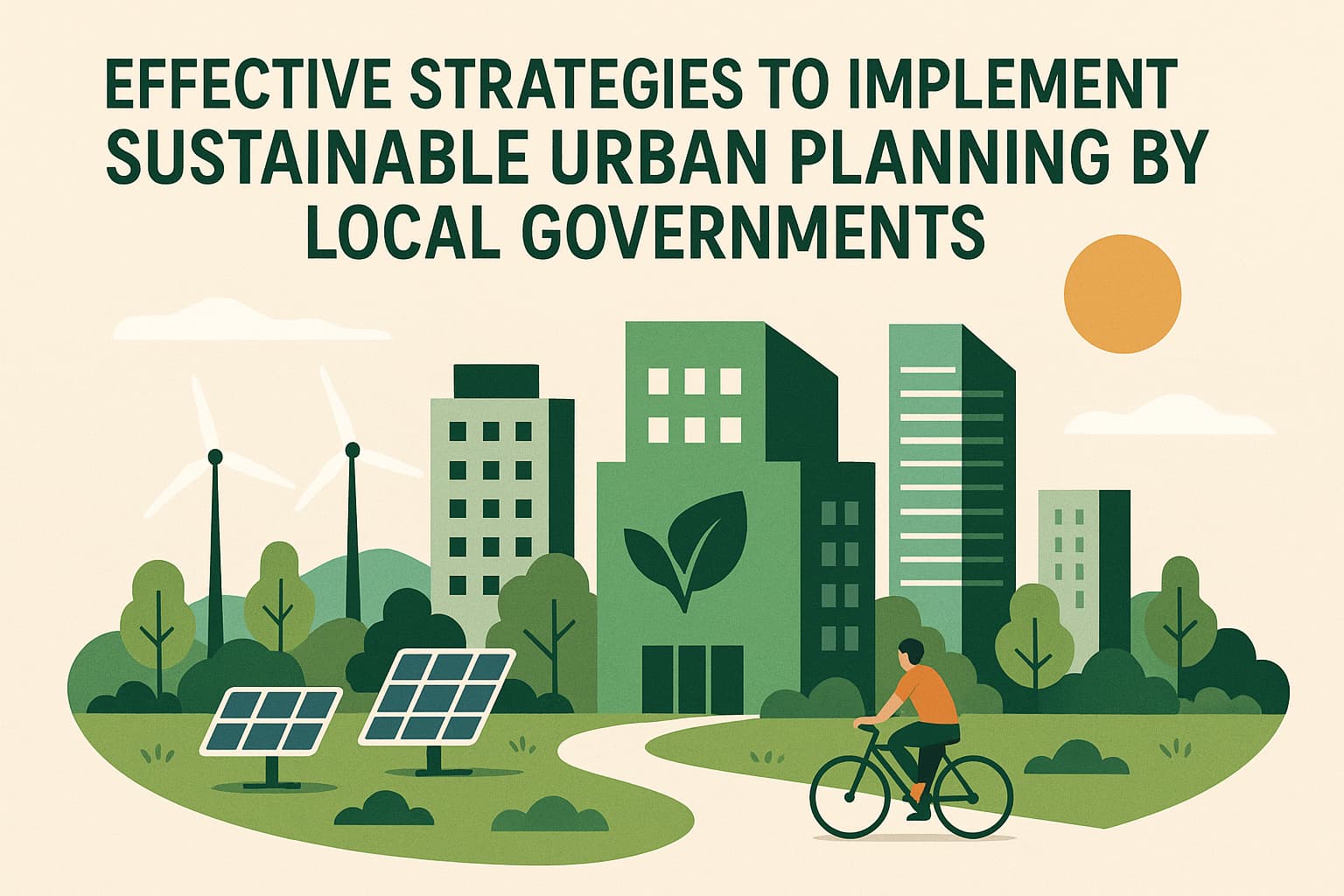 sustainable urban planning by local governments