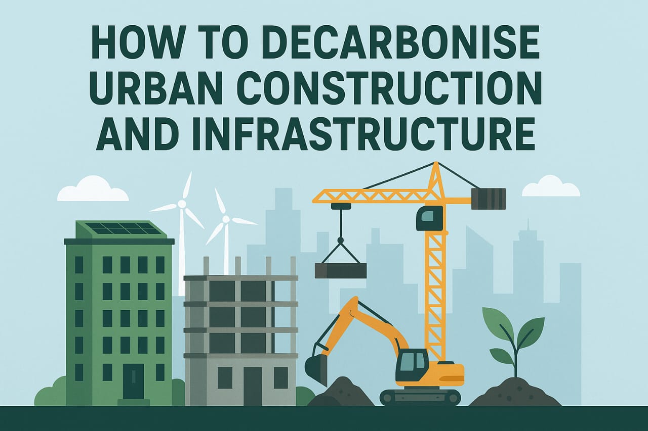 How to Decarbonise Urban Construction and Infrastructure